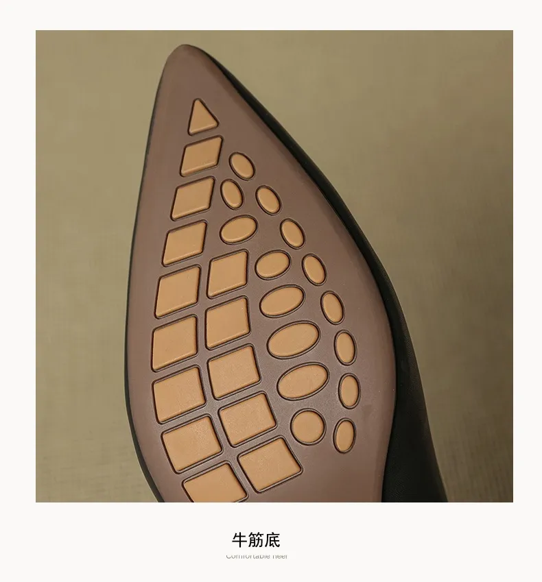 5cm high heel, elegant and simple women's shoes, spring style, pointed toe, buckle fashion shoes, 3 colors, T-strap single shoes