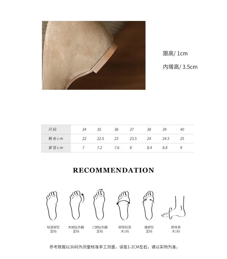 Early Spring Single Shoes Pointed Toe Wedge Heel Slip-on Fashion Women's Shoes 3-3r Fashion 3 Colors Low Mouth Shoes