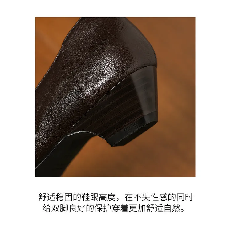 Early spring single-shoe wedge heel pointed toe low-cut sheepskin fashion women's shoes 3-7a one piece