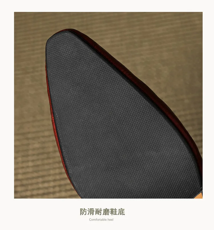 Early Spring Single Shoes Round Toe Low Mouth Chunky Heel High Heel Fashion Women's Shoes 3-7d