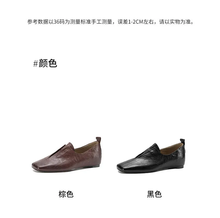 Early spring single shoes, square toe, wedge heel, sheepskin fashion women's shoes, 3-3t