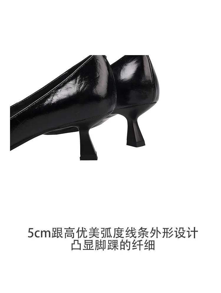 Fashionable 3-color early spring single shoes, pointed toe, low-cut, stiletto heel, high-heeled women's fashion shoes 3-3i