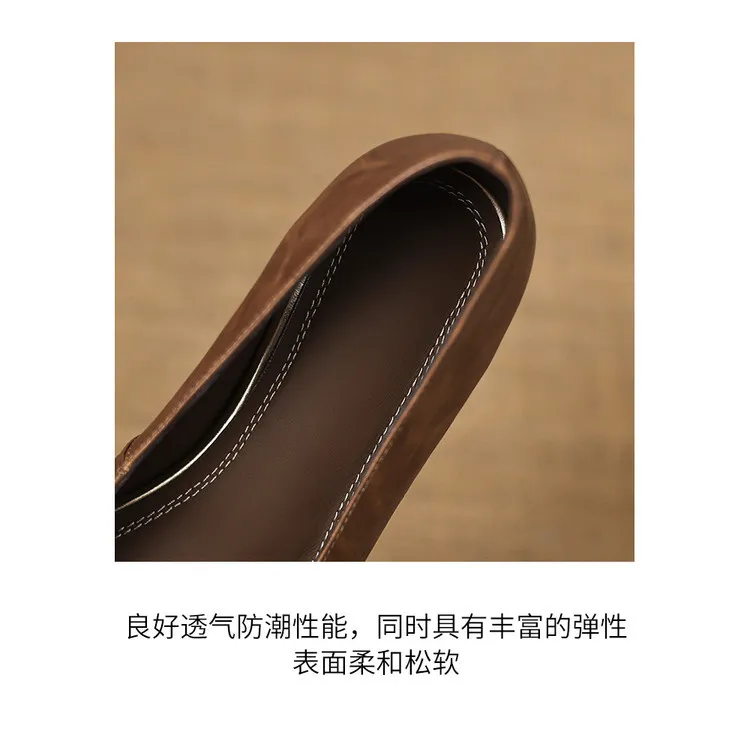 Early Spring Single Shoes, Square Toe, Chunky Heel, High Heel, Low Mouth, Fashion Women's Shoes 3-9a