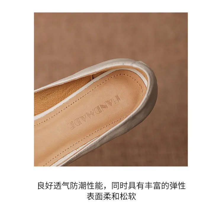 Early spring single shoes, pointed toe, low-cut, stiletto heel, high heel, cowhide fashion women's shoes, 3-7h fashion.