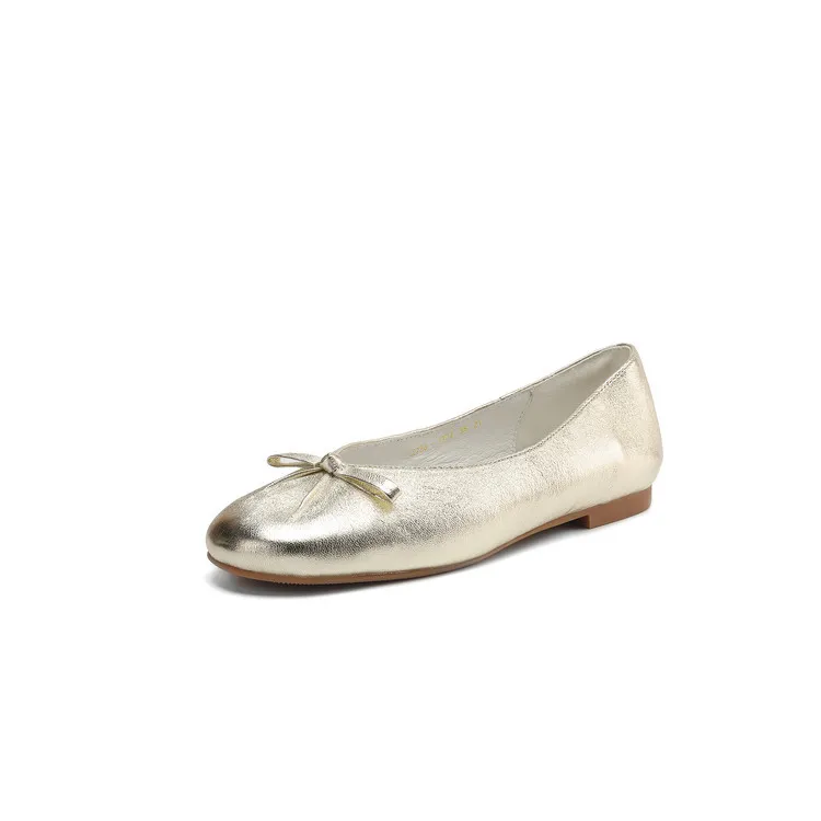 Spring single shoes, round toe, flat, slip-on, comfortable fashion women's shoes, 3-12i