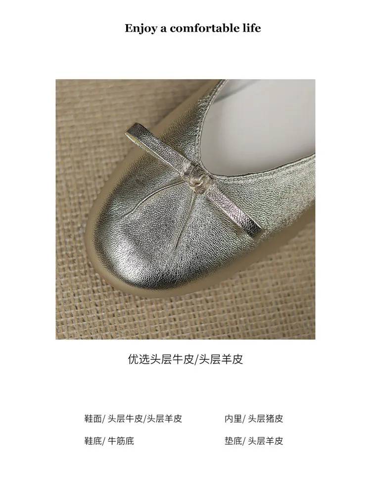 Spring single shoes, round toe, flat, slip-on, comfortable fashion women's shoes, 3-12i