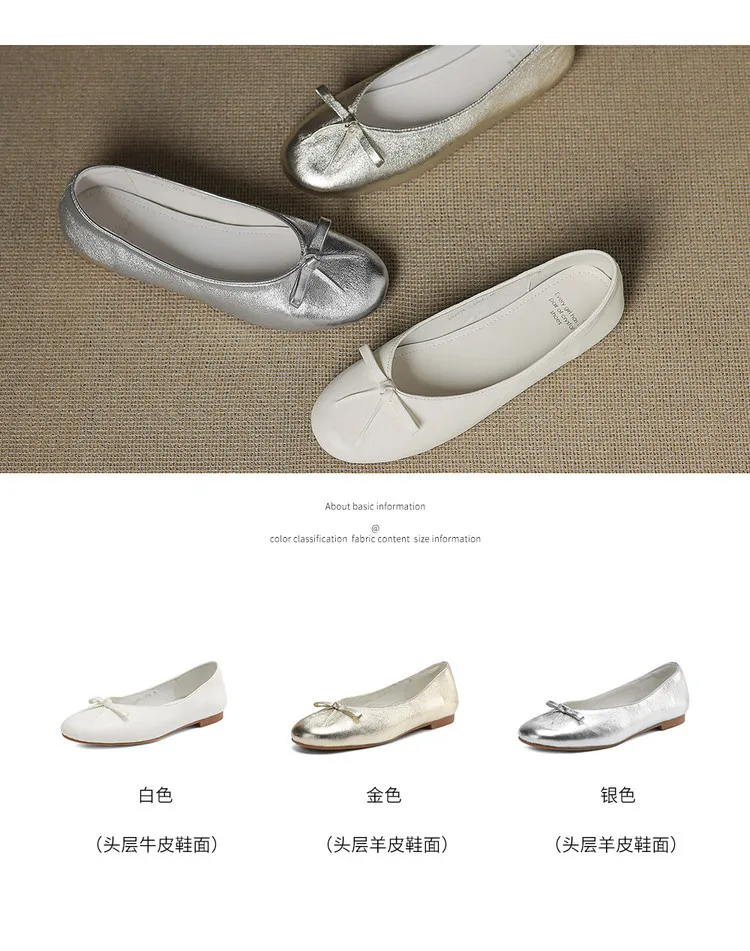 Spring single shoes, round toe, flat, slip-on, comfortable fashion women's shoes, 3-12i