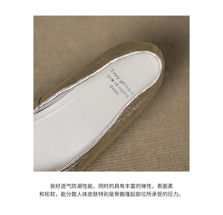 Spring single shoes, round toe, flat, slip-on, comfortable fashion women's shoes, 3-12i