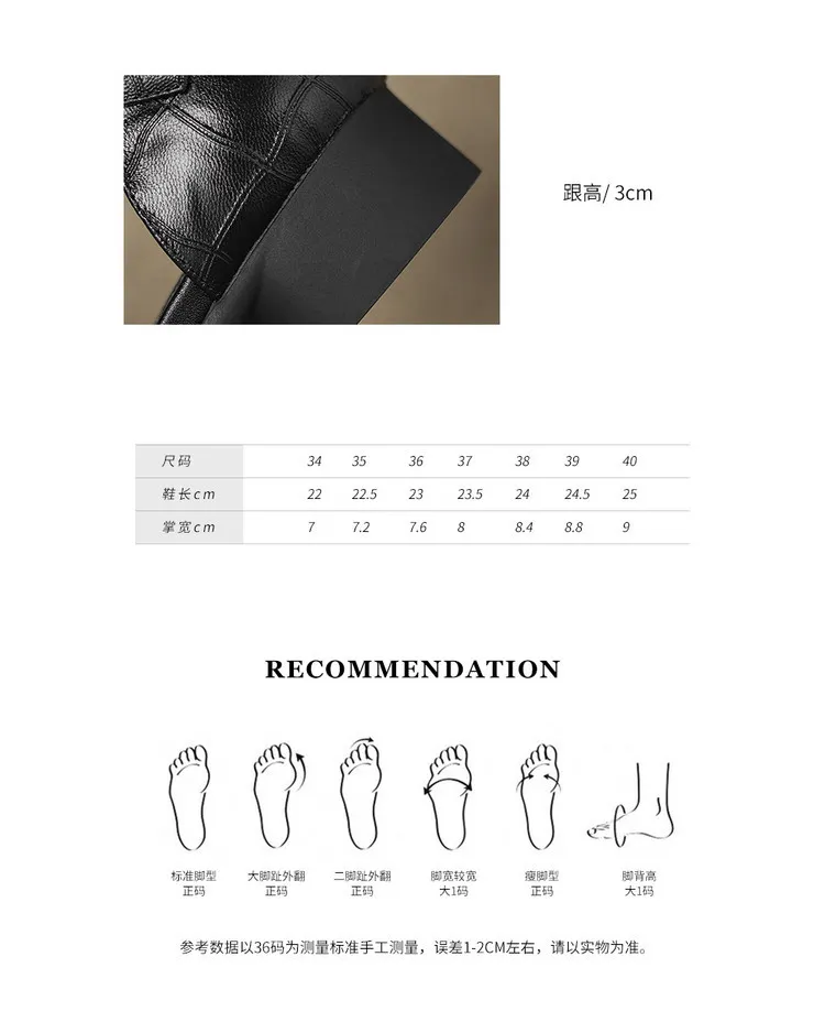 Summer style sheepskin sandals, closed toe, chunky heel, high heel, buckle, open-toe fashion women's shoes 3-12a
