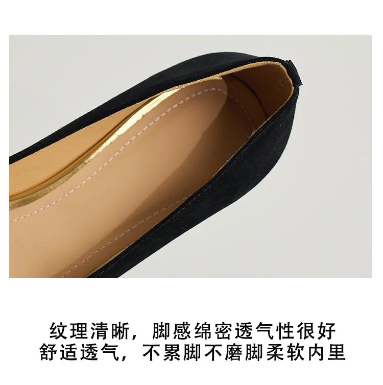 Spring single shoes, square toe, rhinestone buckle, stiletto heel, sheepskin fashion women's shoes, 3-17q