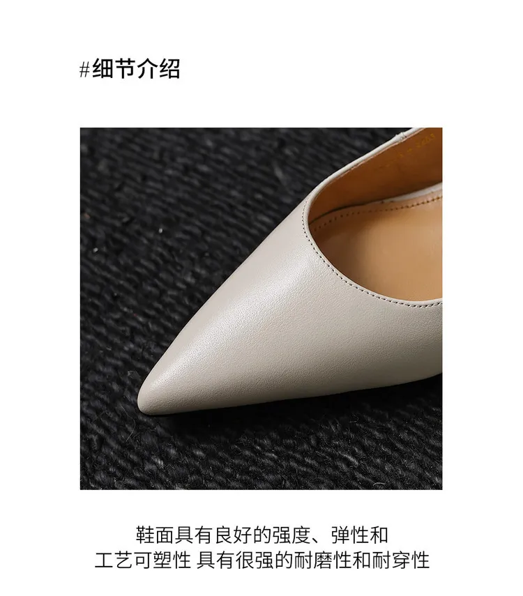 Summer sandals, pointed toe, wedge heel, cowhide, fashion women's shoes, burgundy, silver, beige, 3-22f