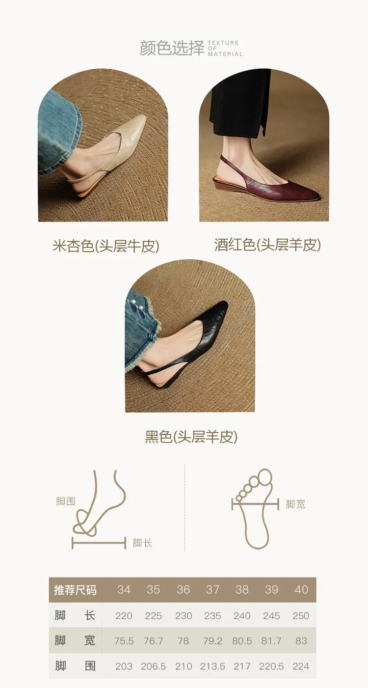 Summer sandals with square toe, chunky heel, wedge heel, closed toe, and open back – fashionable women's shoes