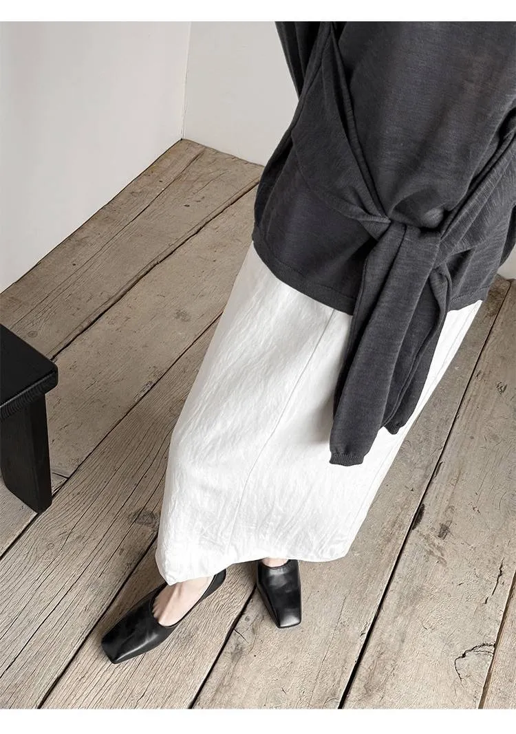 Spring single shoes, square toe, chunky heel, high heel, deep opening, slip-on, minimalist fashion women's shoes