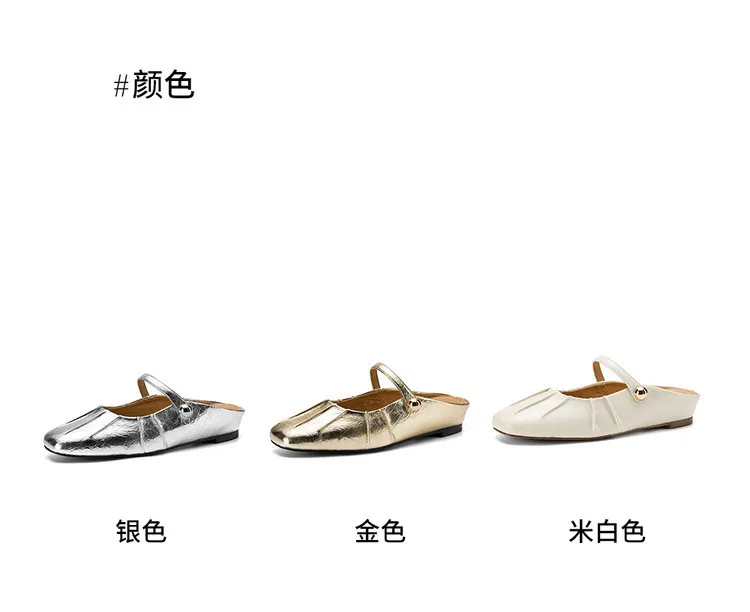 Spring Slippers, Square Toe, Wedge Heel, Sheepskin Fashion Women's Shoes, 3-30c, Light Fashion Sandals/Mini Slippers