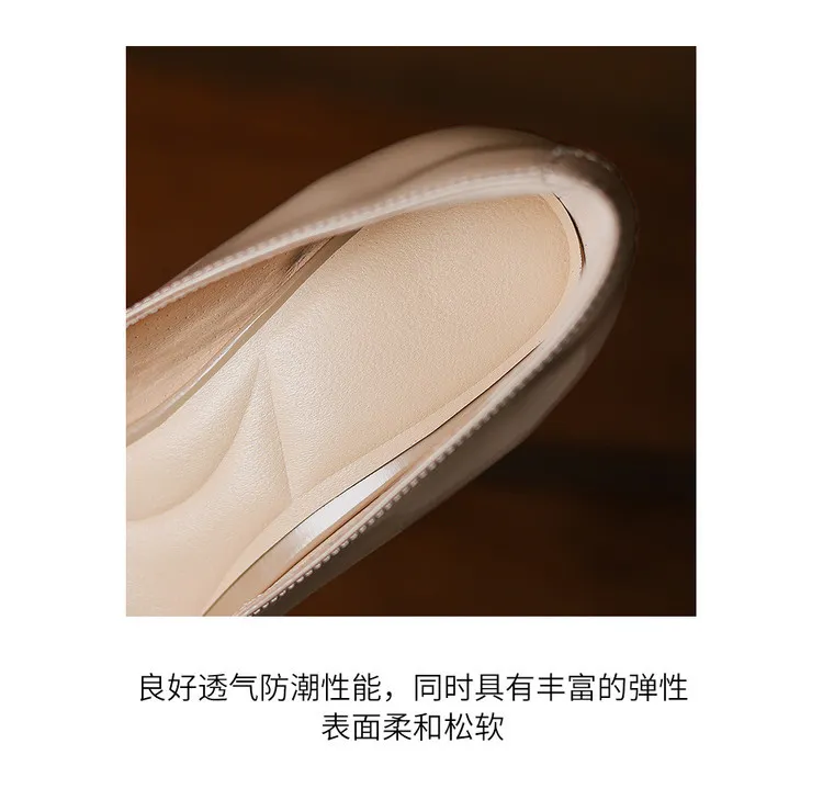 8cm high heel, 3 colors, spring and autumn single shoes, pointed toe, shallow mouth, stiletto heel, slip-on, elegant women's shoes, sizes 3-25L
