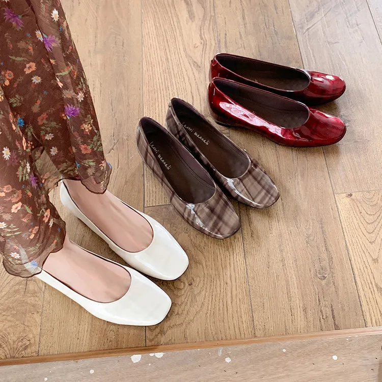 Spring single-toe wedge heel high-heel cowhide fashion women's shoes 3-25y