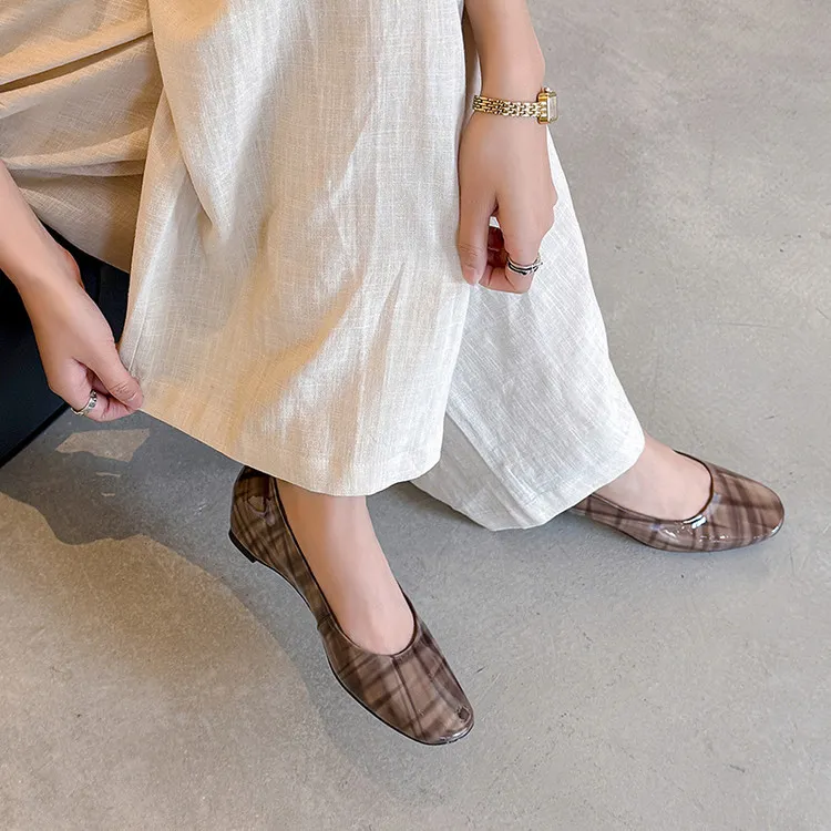 Spring single-toe wedge heel high-heel cowhide fashion women's shoes 3-25y
