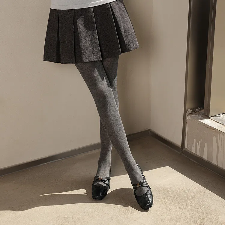 Spring single shoes, round toe, low heel, bow, sheepskin fashion women's shoes, 3-30b