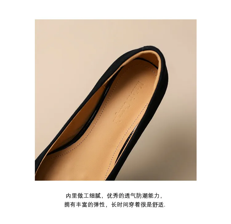 Spring single shoes, square toe, chunky heel, high heel, rhinestone fashion women's shoes, 4-6m.