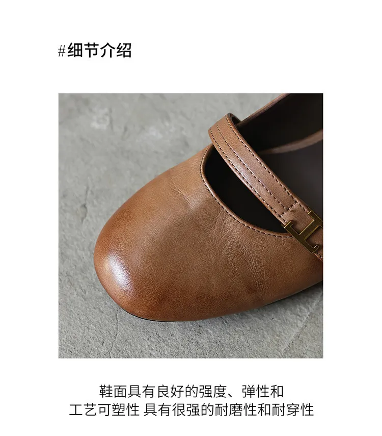 Summer sandals, closed toe, open back buckle, cowhide fashion women's shoes, 3-30u