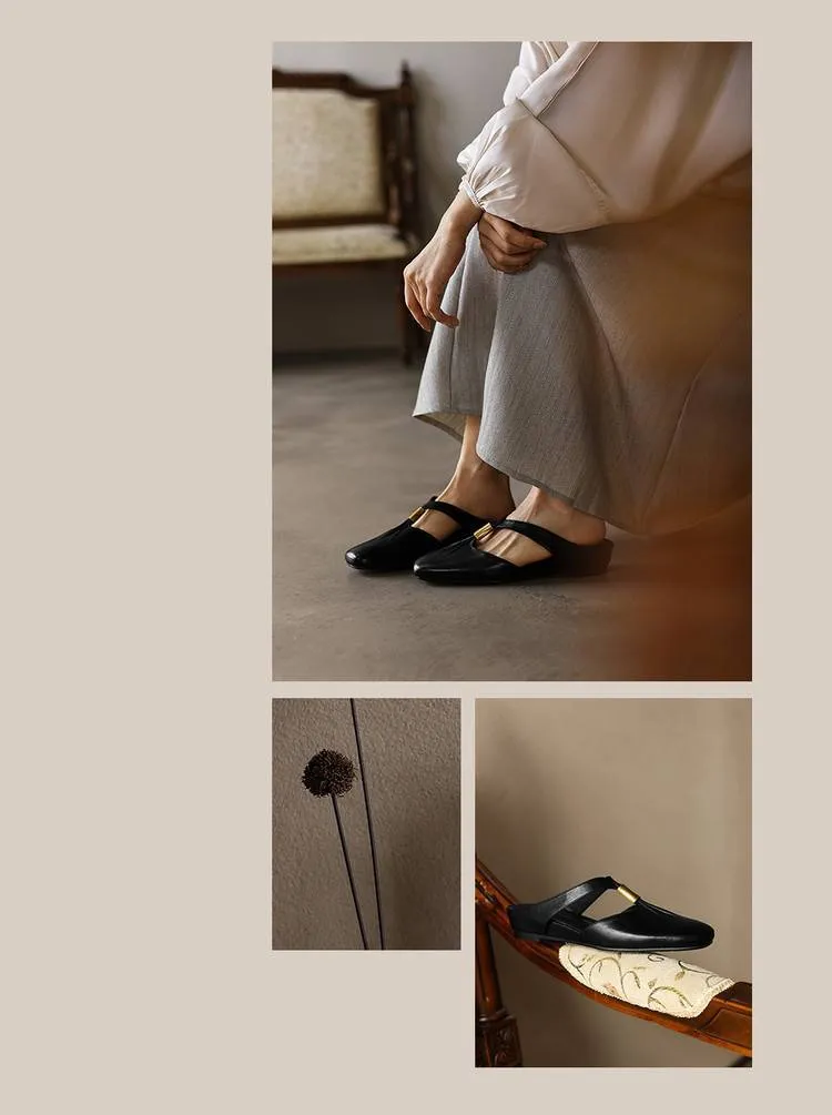 Supports zip-lock summer comfortable soft cowhide fashionable wedge sandals with retro style women's shoes