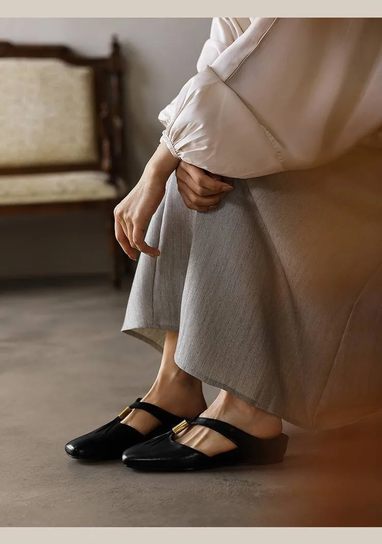 Supports zip-lock summer comfortable soft cowhide fashionable wedge sandals with retro style women's shoes