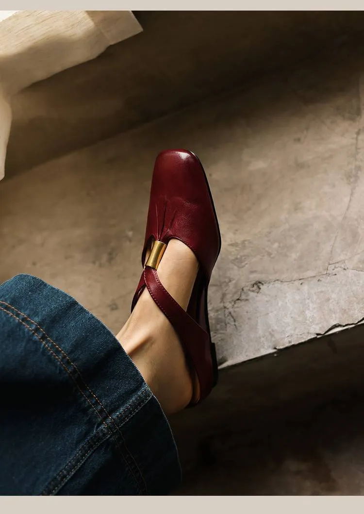 Supports zip-lock summer comfortable soft cowhide fashionable wedge sandals with retro style women's shoes