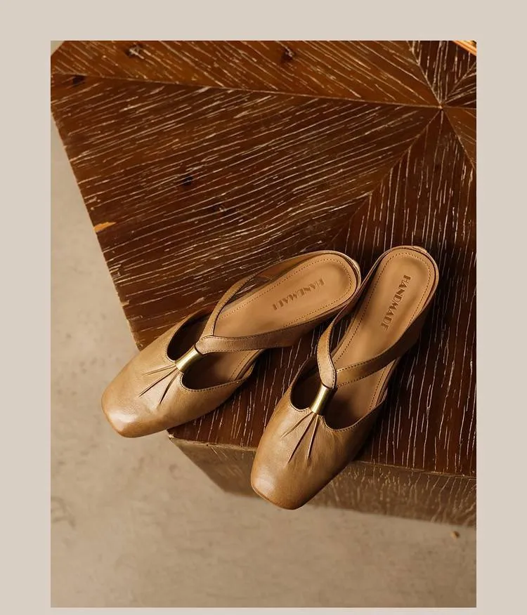 Supports zip-lock summer comfortable soft cowhide fashionable wedge sandals with retro style women's shoes