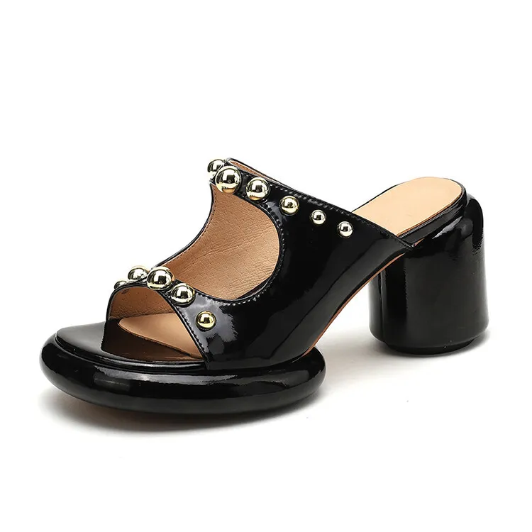 Summer Hot Selling Fashion Studded Sandals High-Heeled Platform Sandals Comfortable Fashion Sandals 3-14u