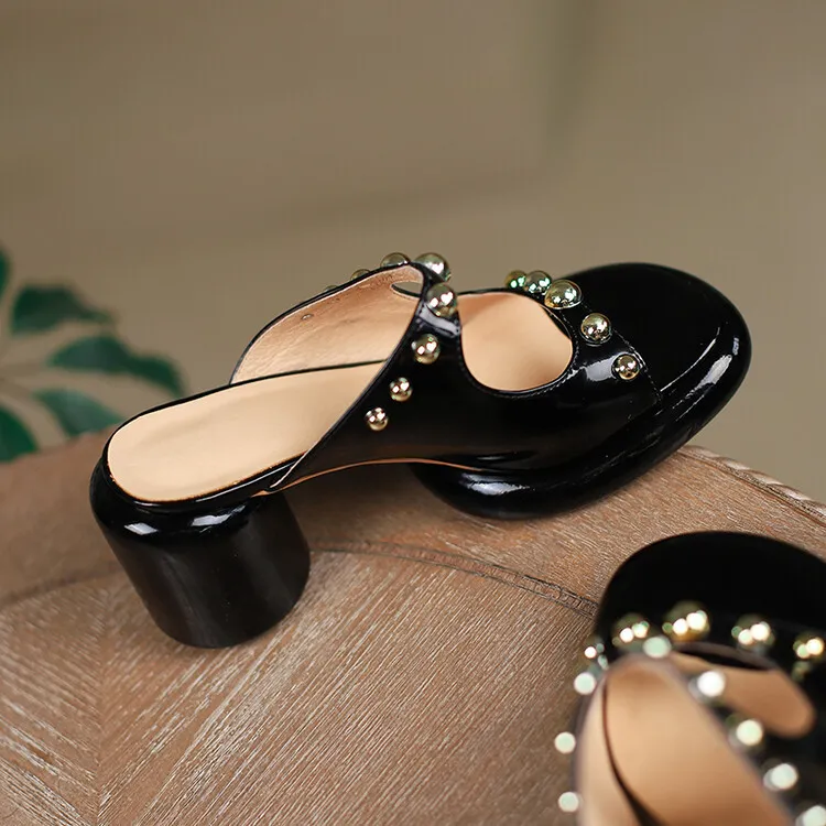 Summer Hot Selling Fashion Studded Sandals High-Heeled Platform Sandals Comfortable Fashion Sandals 3-14u