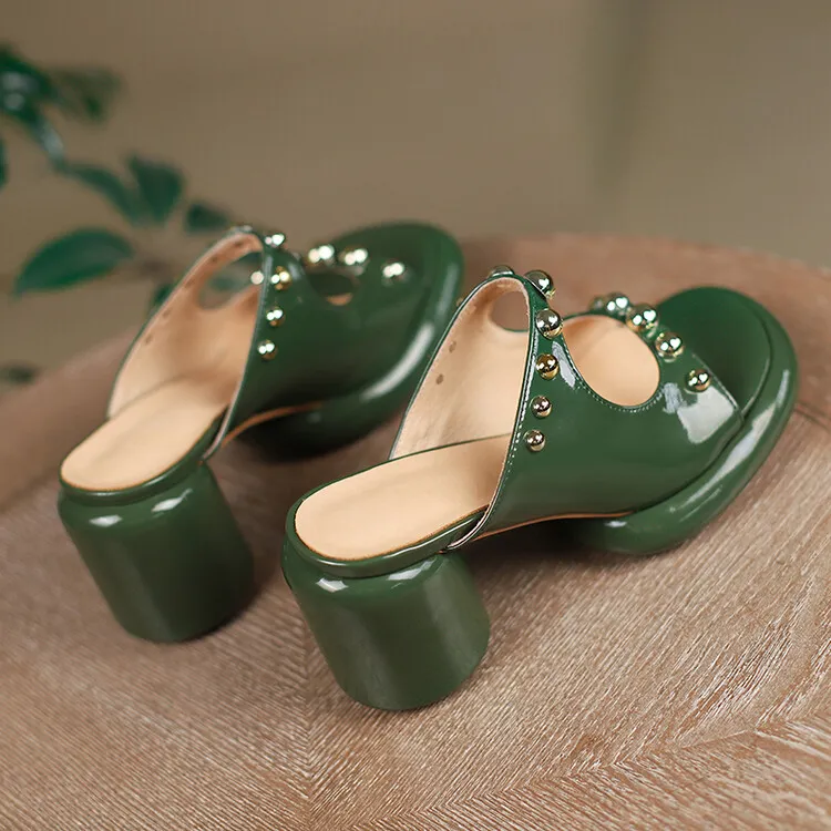 Summer Hot Selling Fashion Studded Sandals High-Heeled Platform Sandals Comfortable Fashion Sandals 3-14u