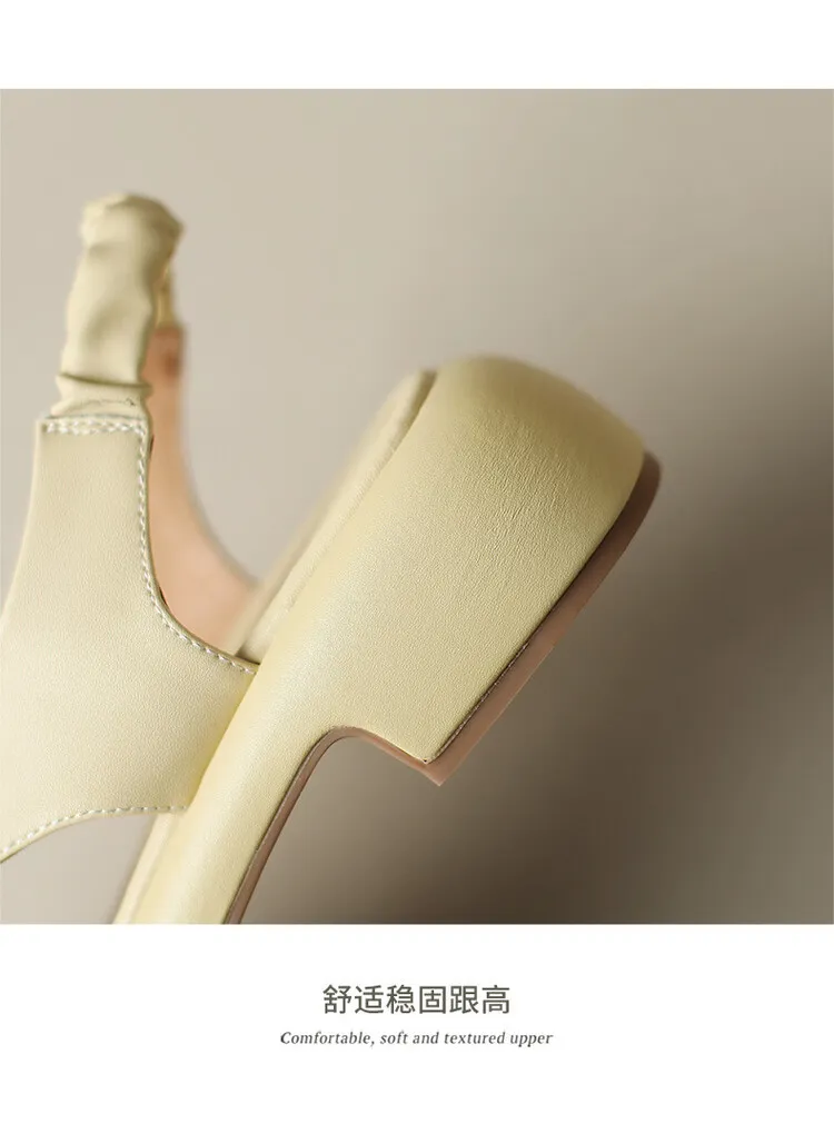 Women's cross-strap platform sandals, cowhide, soft-soled, flat Roman sandals, fashionable summer style, 6-28w