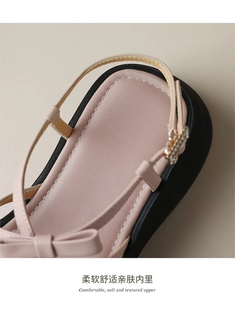 Summer platform sandals, square toe, sheepskin, gold and pink open-toe fashion sandals, size 4-7c