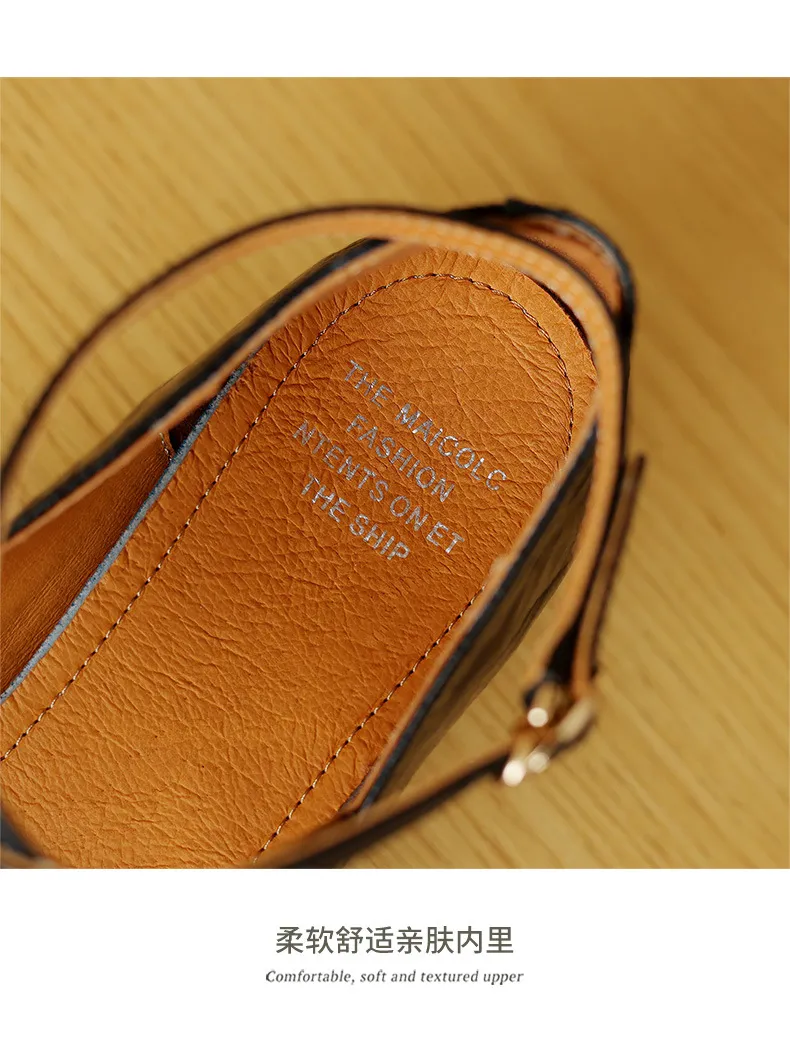 Autumn square-toe cross strap buckle single shoes, French retro hand-scratched sheepskin Mary Jane kitten heel women's shoes
