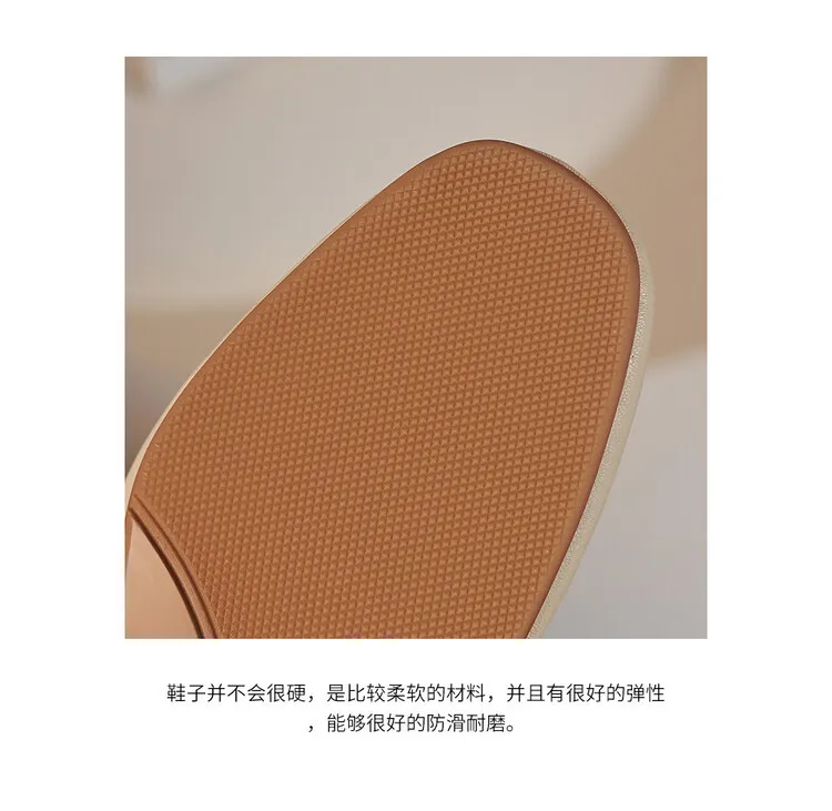 Fashionable women's shoes, autumn round toe, low-cut, chunky mid-heel, single strap, buckle, solid color, simple design. (9-5p)
