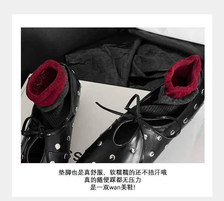 Spring square-toe single leather women's fashion shoes in black, brown, and off-white are hot-selling 1-11a