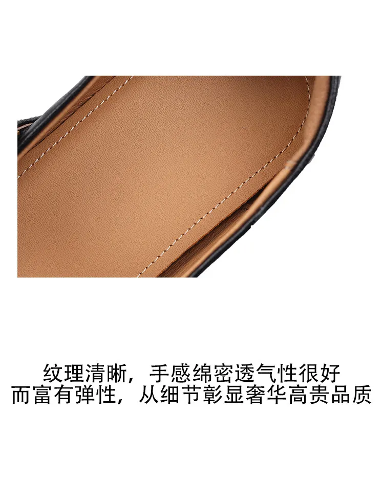 Spring round-toe, low-heeled, flat sheepskin Mary Jane shoes, women's shoes, size 22-4a
