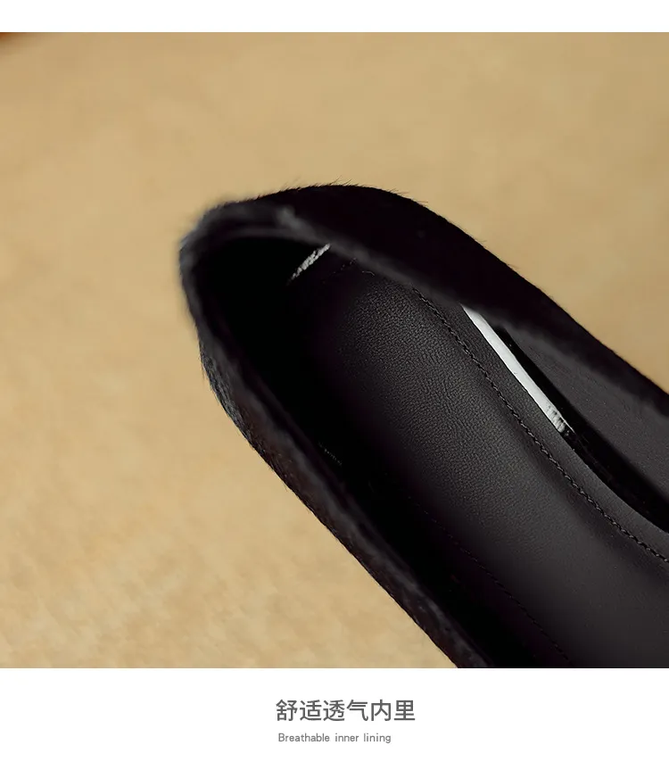 Spring square-toe, low-cut, stiletto heeled women's fashion shoes