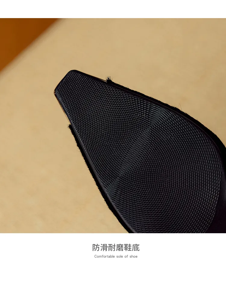 Spring square-toe, low-cut, stiletto heeled women's fashion shoes