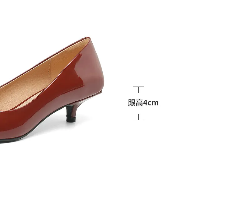Spring pointed-toe stiletto mid-heel flats with rhinestone square buckle fashion shoes for women