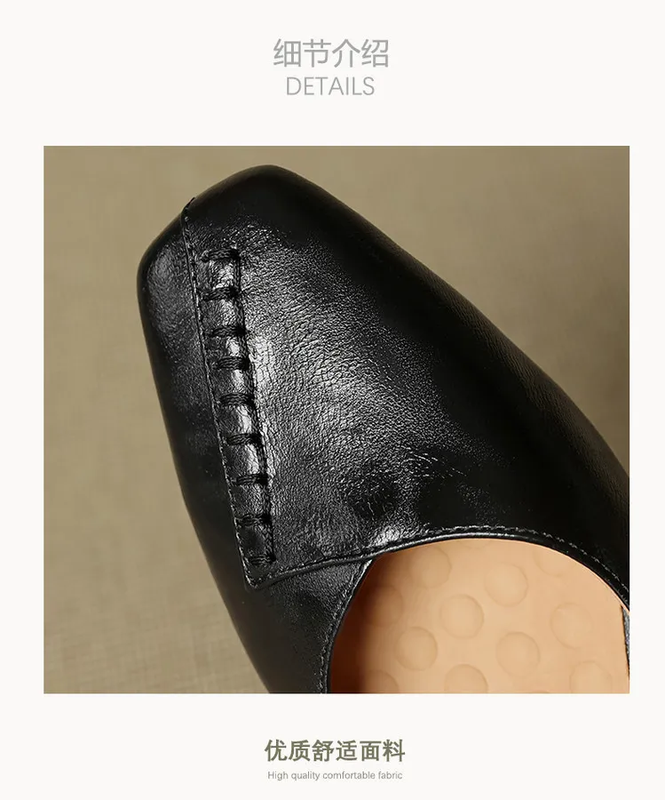 Spring/Summer low-cut square-toe fashion women's shoes, chunky heel, mid-heel, gold and black, sizes 22-25f