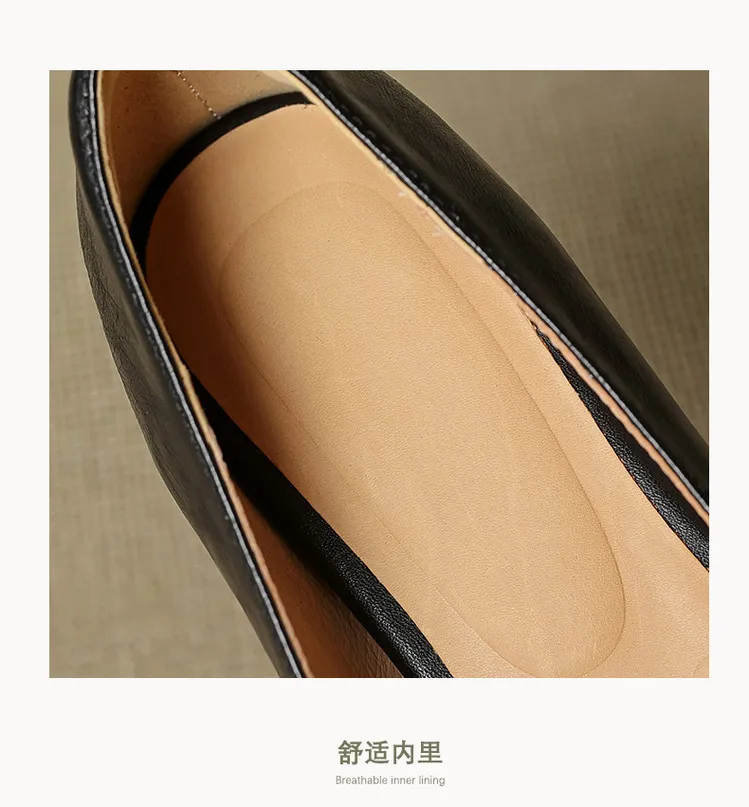 Spring/Summer low-cut square-toe fashion women's shoes, chunky heel, mid-heel, gold and black, sizes 22-25f