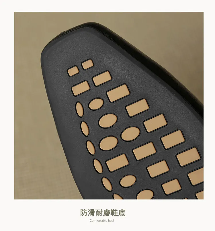 Spring/Summer low-cut square-toe fashion women's shoes, chunky heel, mid-heel, gold and black, sizes 22-25f