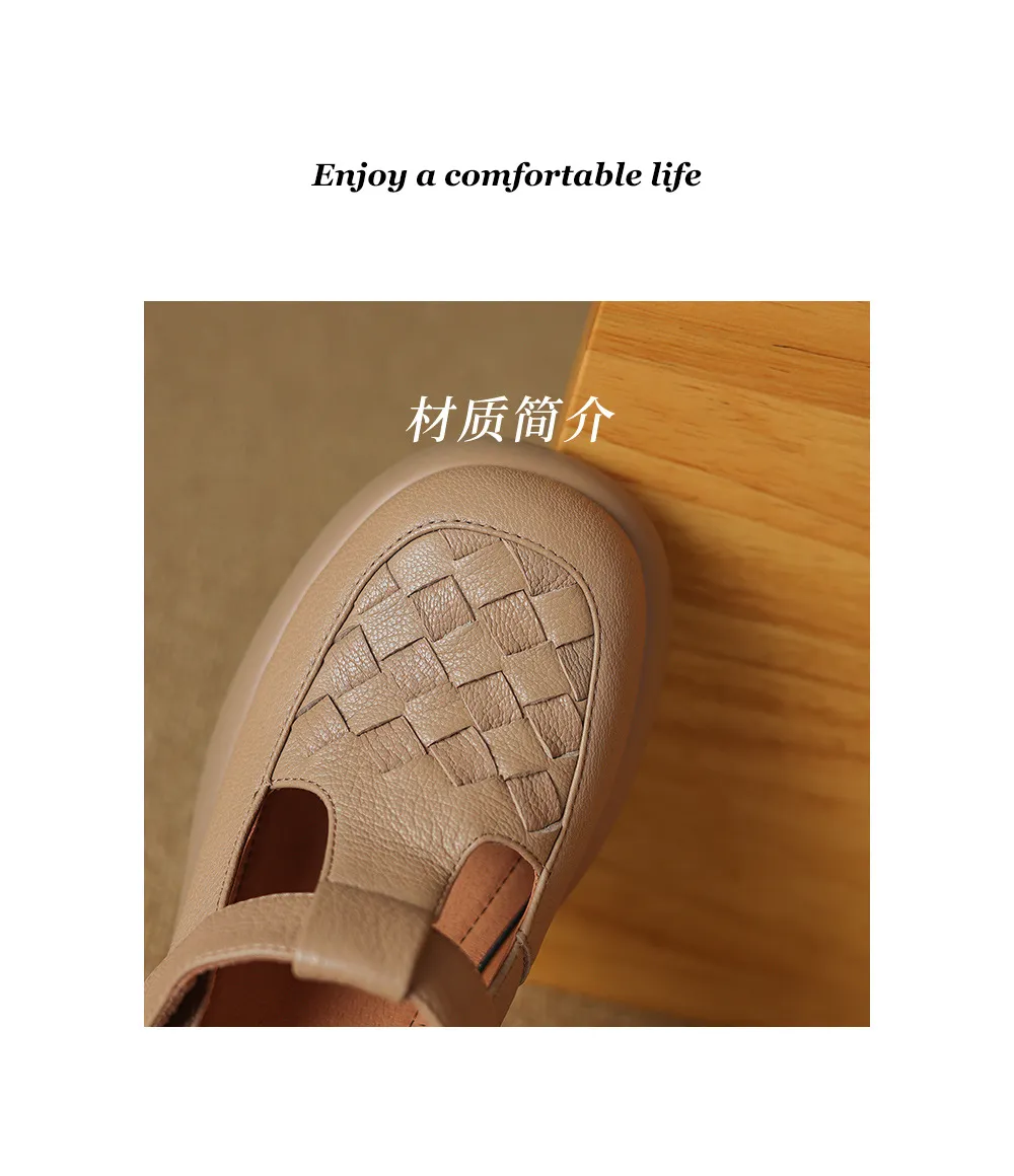Spring and Autumn Single Shoes, Thick-Soled Chunky Heel High-Heeled Sheepskin Fashion Women's Shoes, Black and Apricot