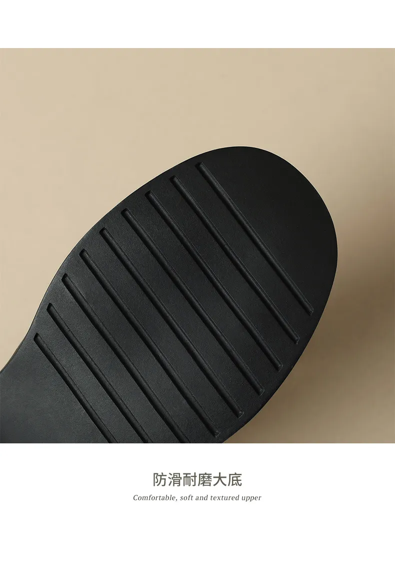 Summer retro French-style closed-toe women's shoes, plus sizes 34-39, 40, 41, 42, Roman sandals