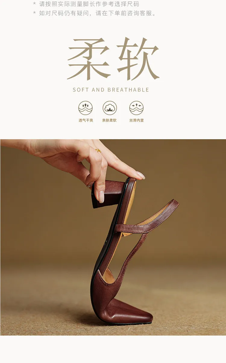 Spring/Summer Fashion Sandals with Closed Toe, Chunky Heel, Mid-Heel, Open Back - Real Product Video