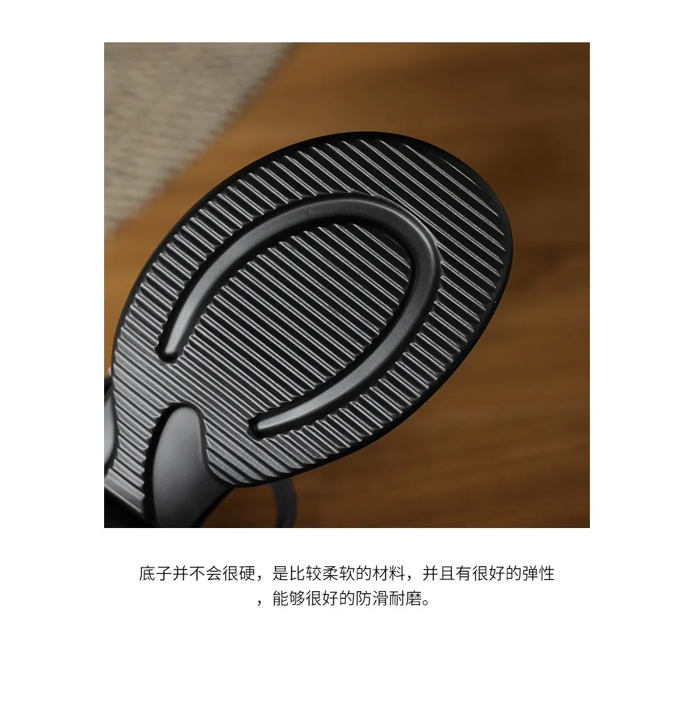Spring/Summer platform slippers with chunky heels, worn over leather, fashionable women's shoes