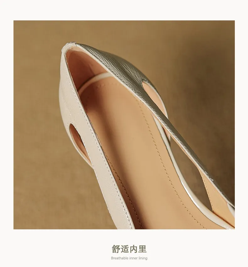 Spring/Summer Sandals, Stiletto Heels, High Heels, Pointed Toes, Openwork Fashion Shoes