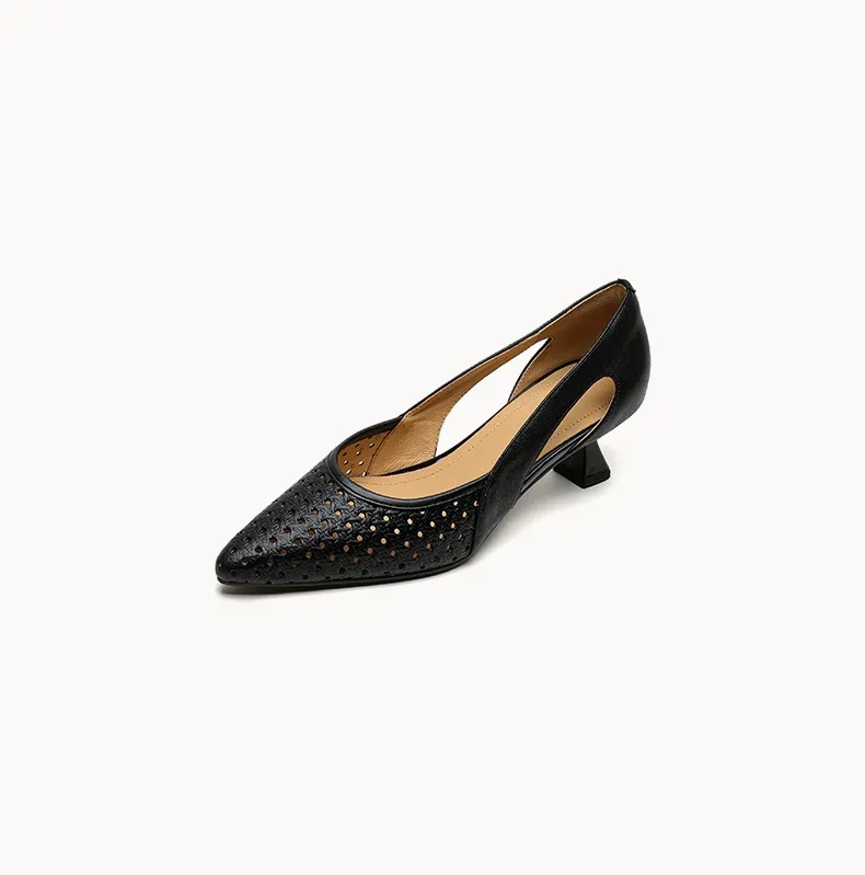 Spring/Summer Sandals, Stiletto Heels, High Heels, Pointed Toes, Openwork Fashion Shoes