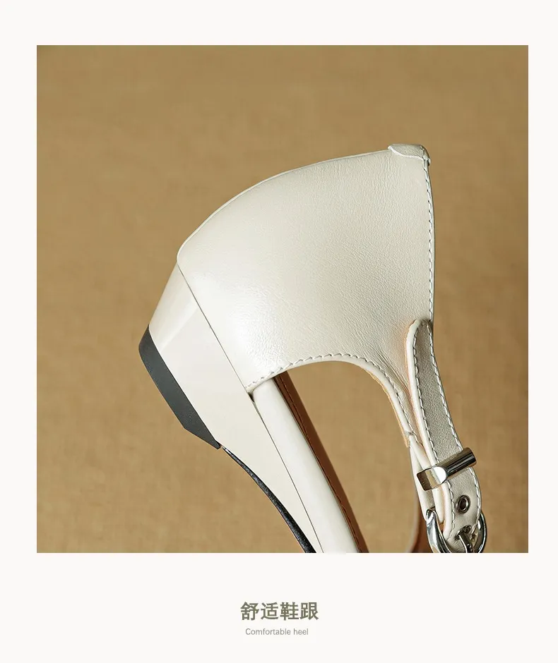 Spring/Summer Square-Toe Flat Leather Fashion Shoes for Women